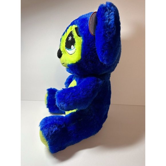 Peek A Boo Toys Blue And Green Stuffed Sleepy Time Bear NWT Christmas - Picture 3 of 11